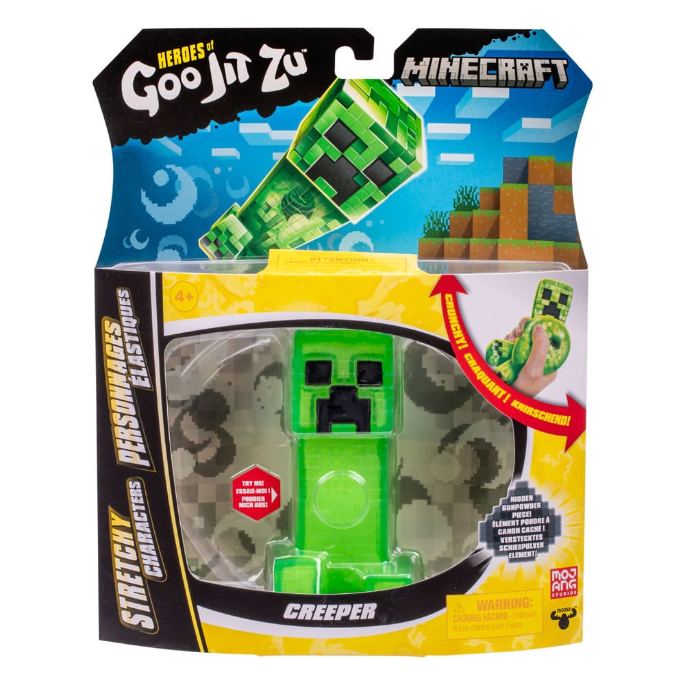 Minecraft Heroes of Goo Jit Zu Meteor Madness figurine extensible Creeper 12 cm
