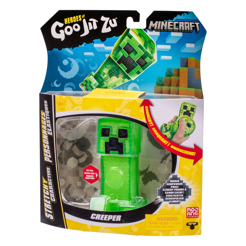Minecraft Heroes of Goo Jit Zu Meteor Madness figurine extensible Creeper 12 cm