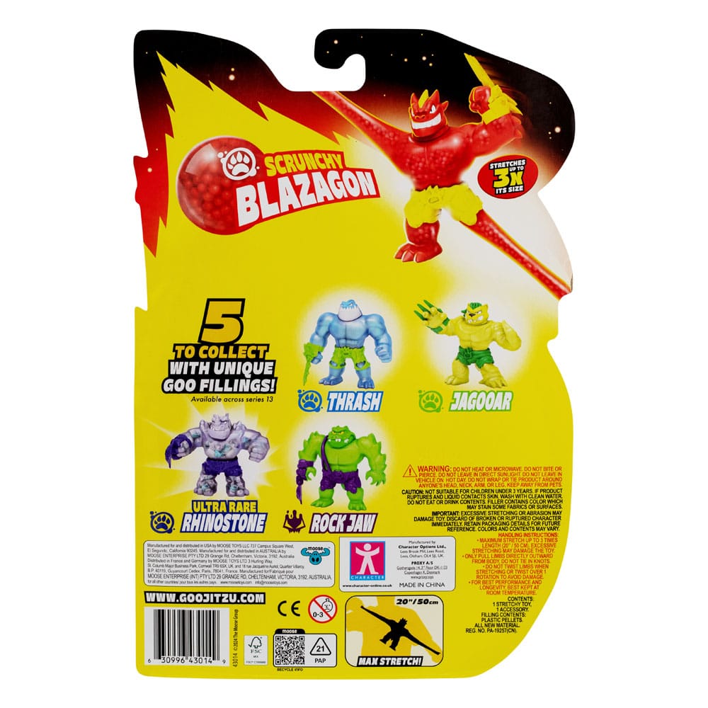 Heroes of Goo Jit Zu Meteor Madness figurine extensible Blazagon 13 cm