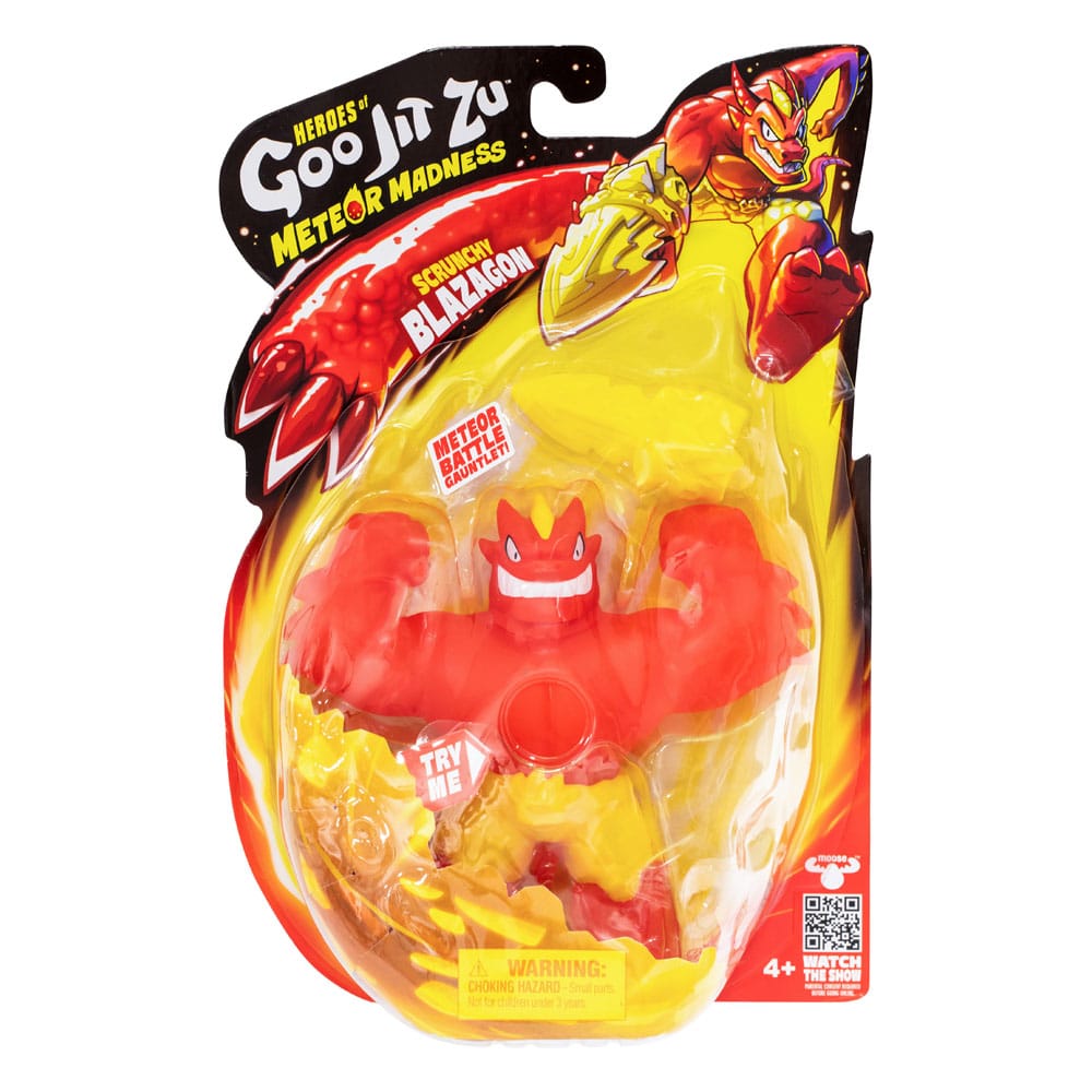 Heroes of Goo Jit Zu Meteor Madness figurine extensible Blazagon 13 cm