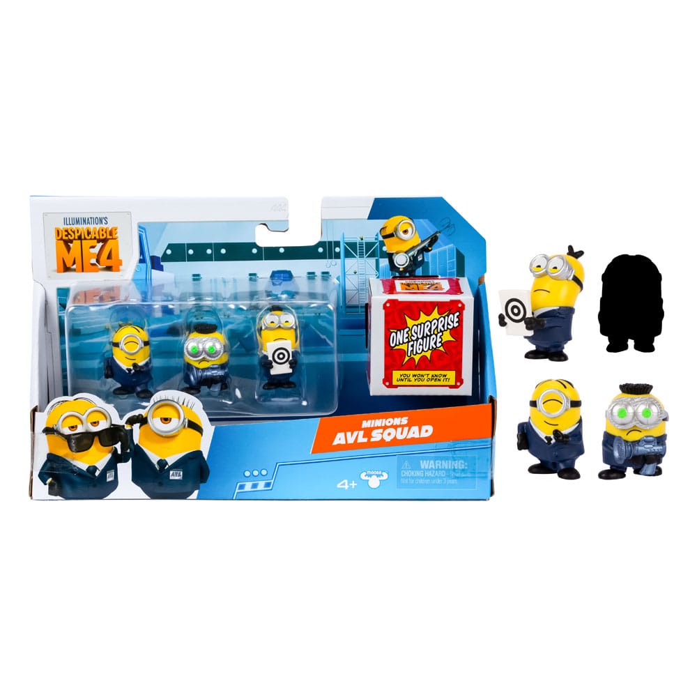 Moi, moche et méchant 4 pack 4 figures AVL 5 cm