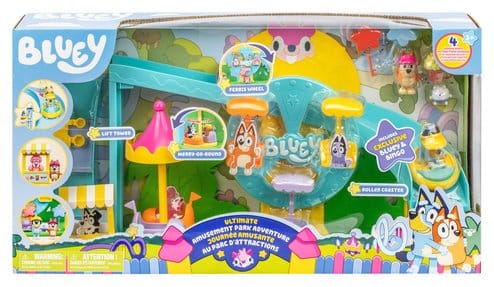 Bluey playset parc d'attractions
