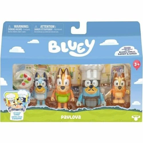Bluey Lets Play figurines 4-pack Chef Pavlova