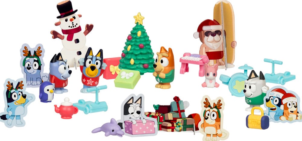 Bluey calendrier de l'avent Mini-Figurines