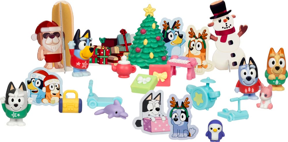 Bluey calendrier de l'avent Mini-Figurines