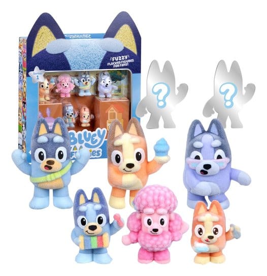 Bluey Fuzzies pack de figurines deluxe