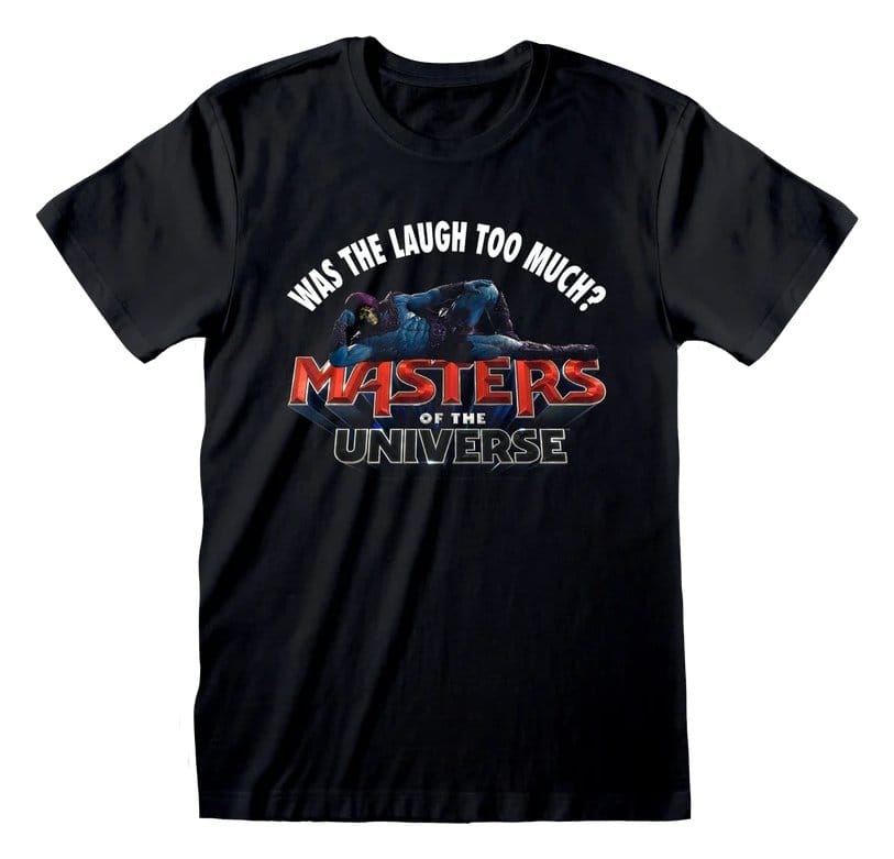 Masters of the Universe (2026 Movie) T-Shirt Laugh Too Much Black (XL)