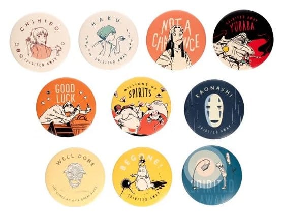 Le Voyage de Chihiro assortiment boîte-mystère badges Chihiro Anniversary 6 cm (10)