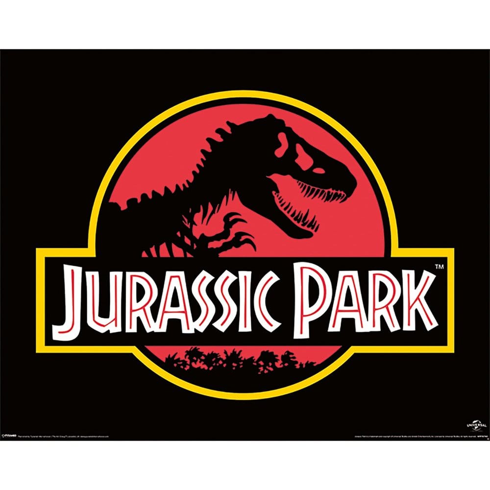 Jurassic Park Mini Poster (Logo Classique) 40 x 50cm