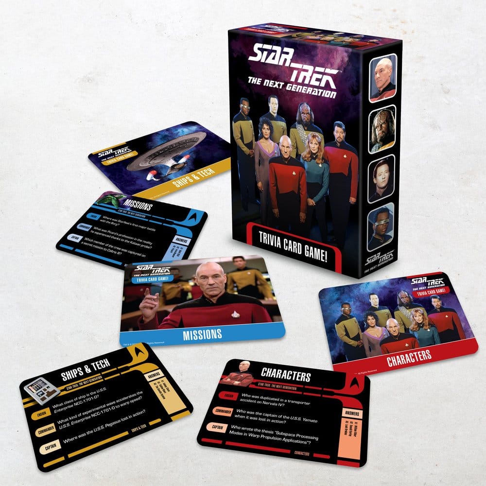 Star Trek: La Nouvelle Génération jeu de cartes trivia