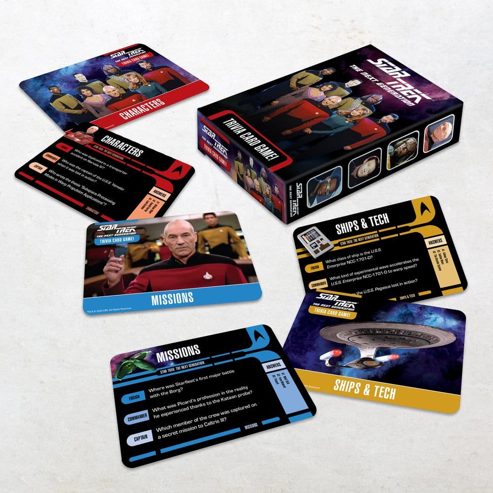 Star Trek: La Nouvelle Génération jeu de cartes trivia