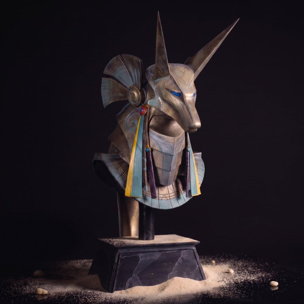 Stargate Desktop Replica réplique de casque Jackal Guard Helmet Anubis 15 cm