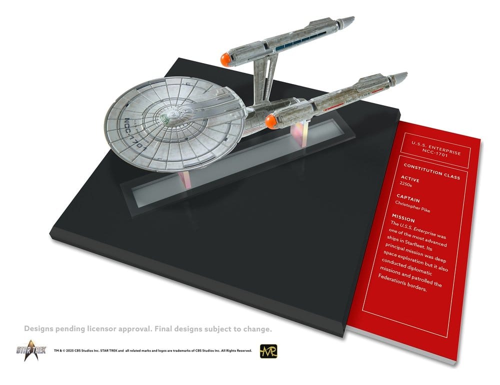 Star Trek modèle die-cast U.S.S. Enterprise NCC-1701 (Strange New Worlds) 10 cm