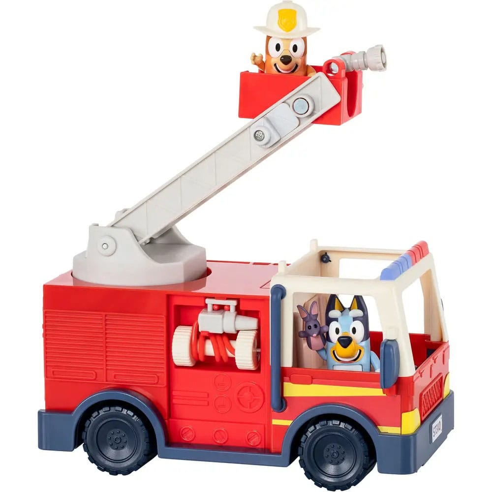 Bluey Set de jeu mini-figurines Bluey Camion de pompiers