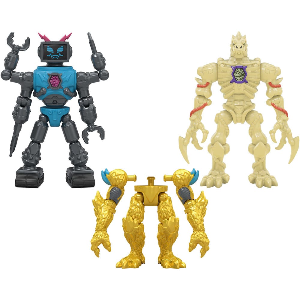 Mr. Beast Lab Hybrids Series 2 mini-figurines Pack de 2 Lab-Bot vs Gid Skeleton 11 cm