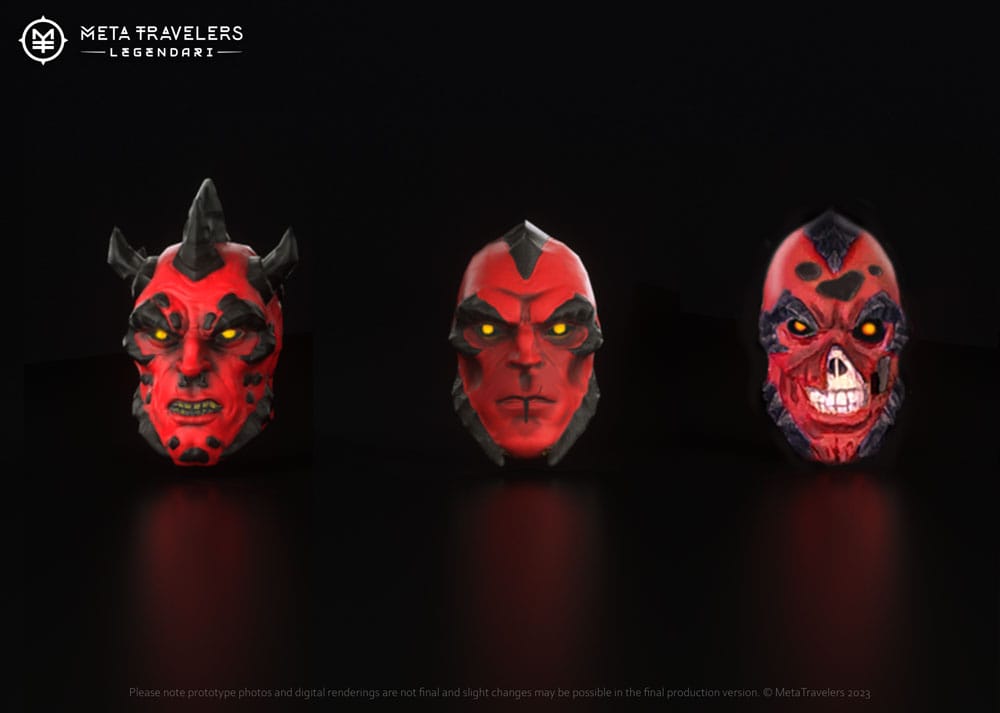 Legendari accessoires Nibiru Villains Head Pack