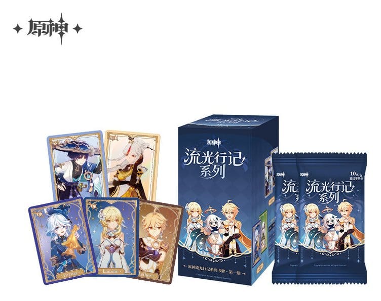 Genshin Impact Jeu de Cartes à Collectionner Journey of Light Blind Box Display (18) *Version Chinoise*