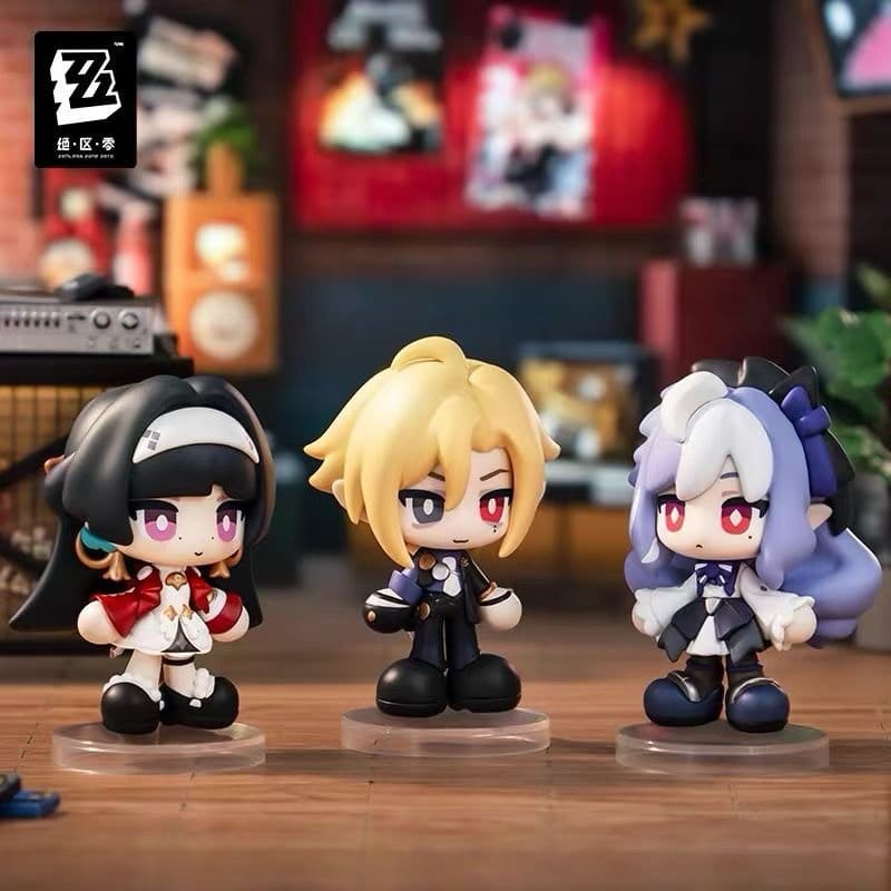 Zenless Zone Zero figurines mini PVC Tiny Agents 8-10 cm Blind Box Display (12)