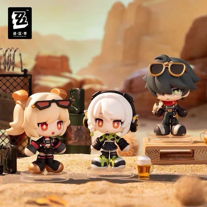 Zenless Zone Zero figurines mini PVC Tiny Agents 8-10 cm Blind Box Display (12)