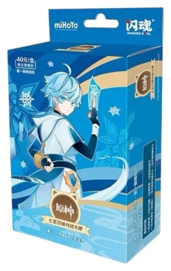 Genshin Impact Jeu de Cartes à Collectionner - Pre-Build Starter Deck 07 - Chongyun - Series 1 *Version Chinoise*