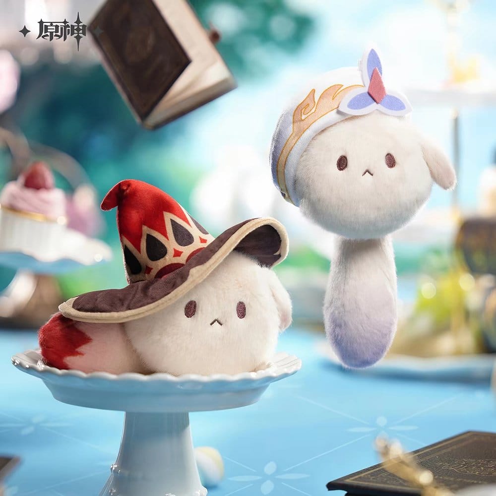 Genshin Impact présentoir boîte-mystère peluches Tea Party Companion Dodoco 17-20 cm (9)