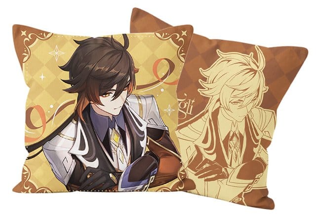 Genshin Impact taie d´oreiller Anniversary Celebration Series Zhongli 6ème Anniversaire 45 x 45 cm