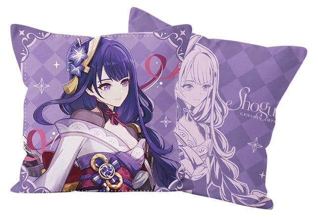 Genshin Impact taie d´oreiller Anniversary Celebration Series Raiden Shogun 6ème Anniversaire 45 x 45 cm
