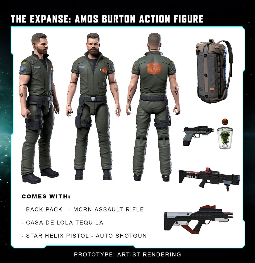 The Expanse figurine Amos Burton 20 cm