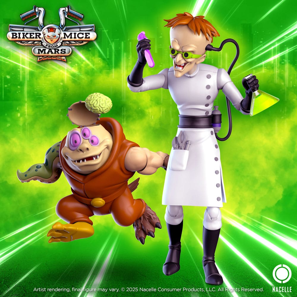 Les Motards de l'espace figurine Karbunkle & Fred The Mutant 23 cm