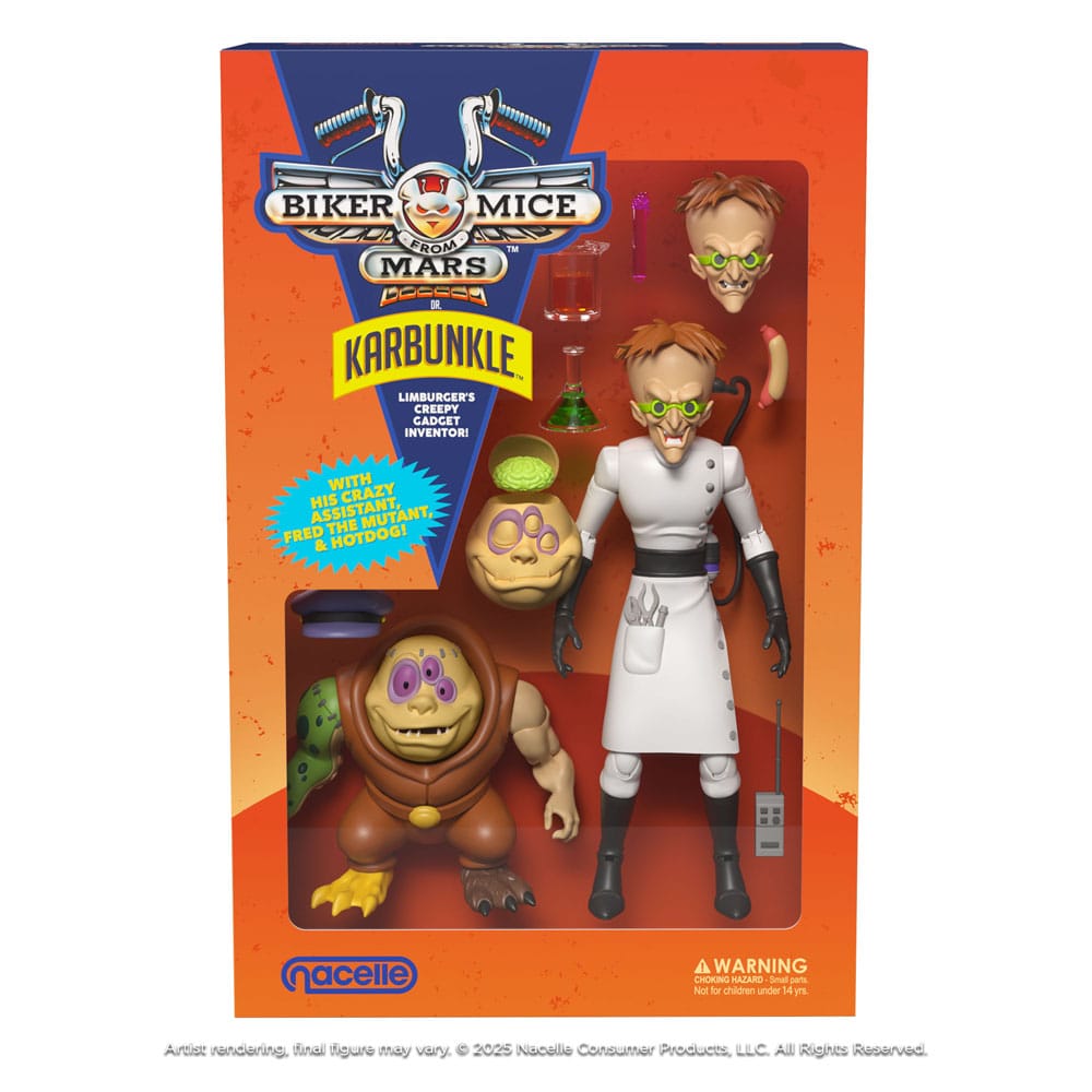 Les Motards de l'espace figurine Karbunkle & Fred The Mutant 23 cm