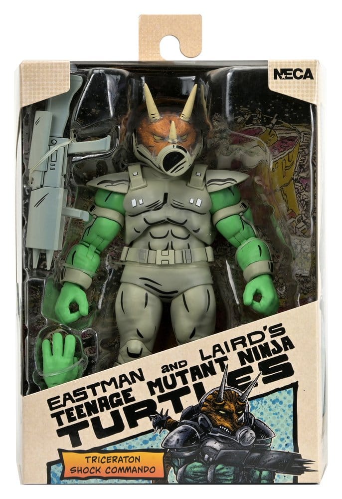 Tortues Ninja (Mirage Comics) figurine Shock Commando Triceraton 18 cm