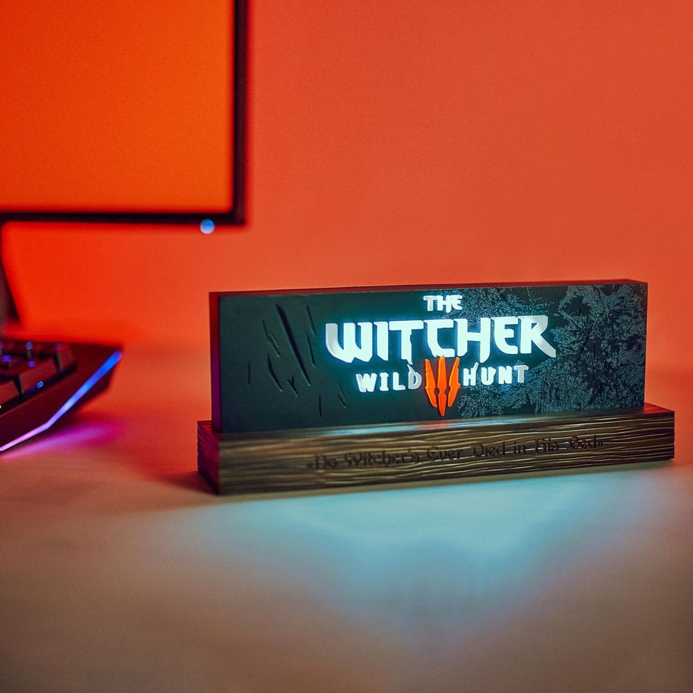 The Witcher lampe LED Wild Hunt Logo 22 cm