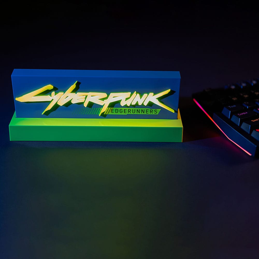 Cyberpunk Edgerunner lampe LED Logo 22 cm