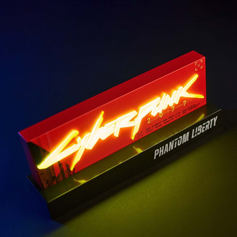 Cyberpunk Edgerunner lampe LED Phantom Edition 22 cm