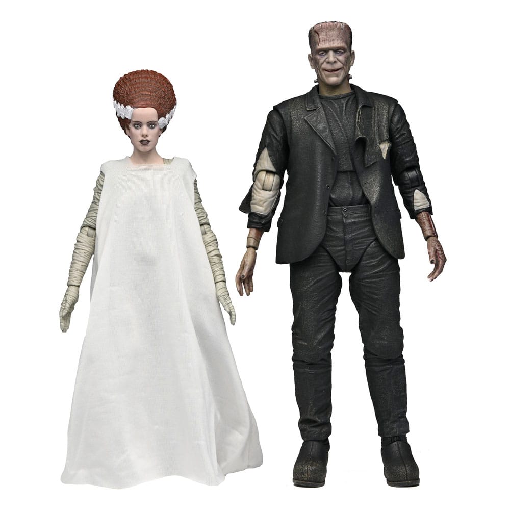Universal Monsters 2 pack figurines Bride of Frankenstein 90th Anniversary The Monster & His Mate 18 cm
