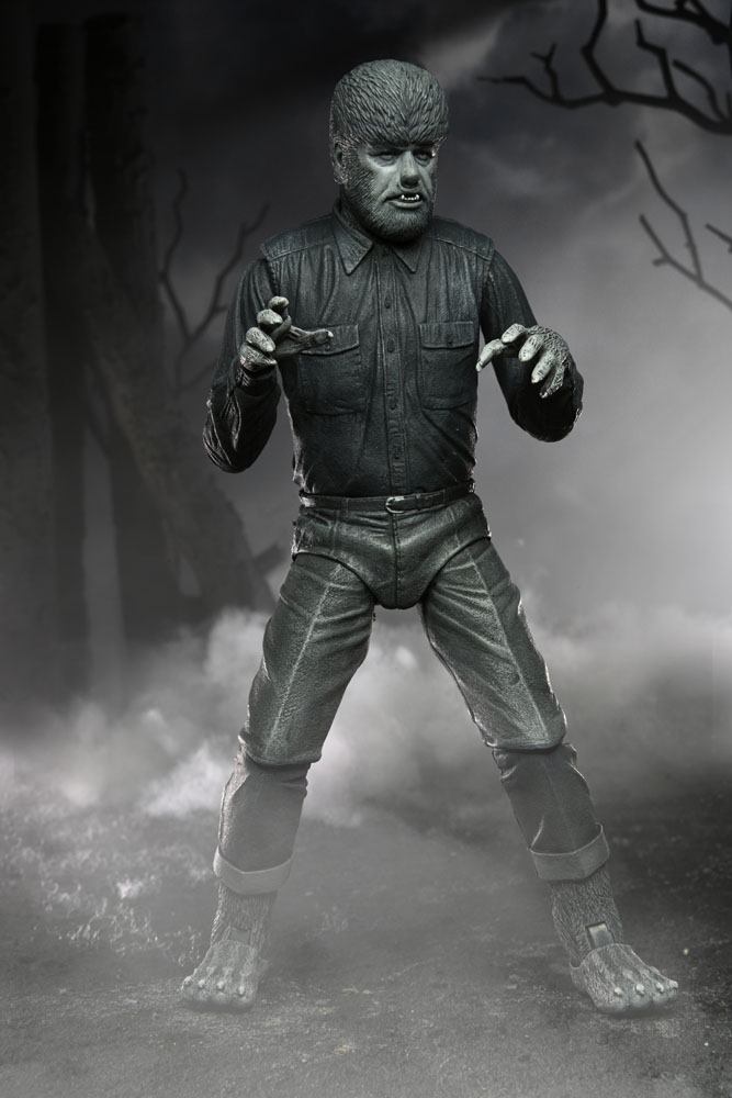 Universal Monsters figurine Ultimate The Wolf Man (Black & White) 18 cm
