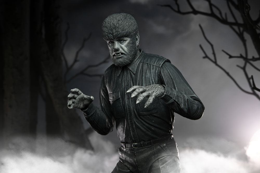 Universal Monsters figurine Ultimate The Wolf Man (Black & White) 18 cm