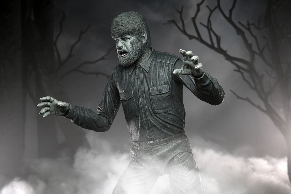 Universal Monsters figurine Ultimate The Wolf Man (Black & White) 18 cm