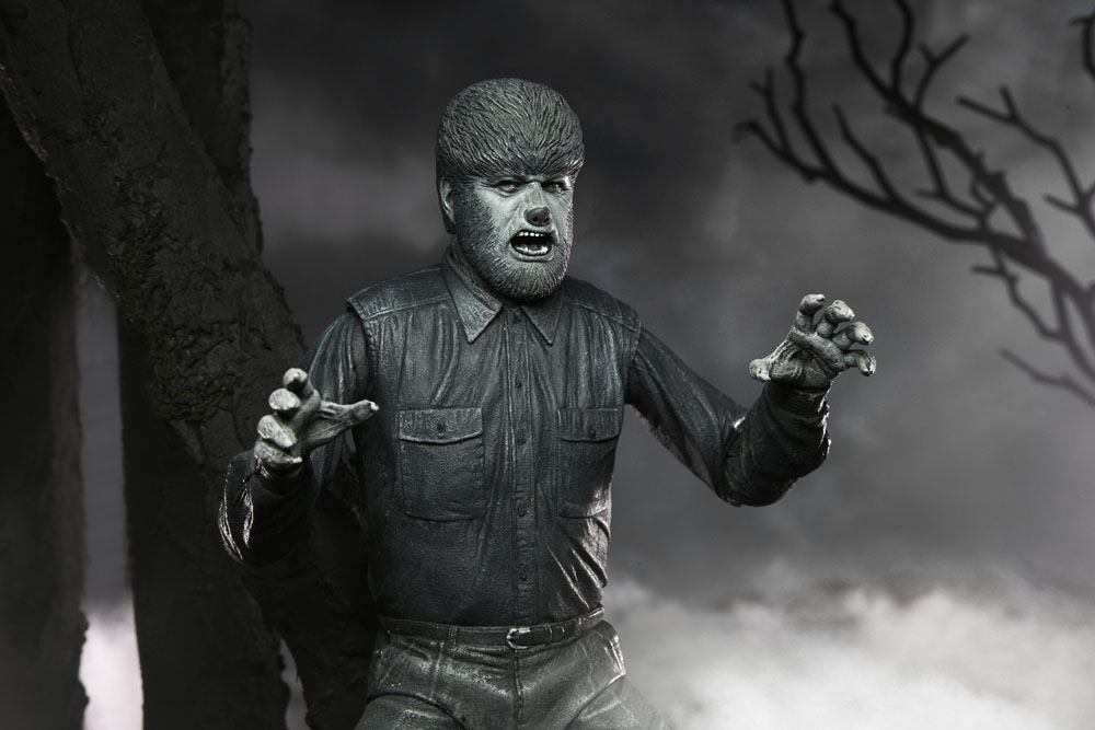 Universal Monsters figurine Ultimate The Wolf Man (Black & White) 18 cm