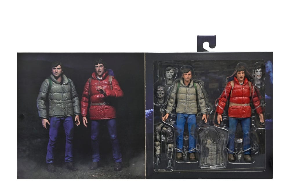Le Loup-garou de Londres 2 pack figurines Jack & David 18 cm