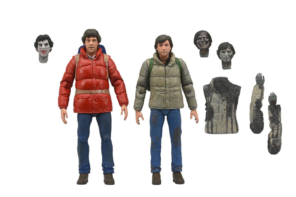 Le Loup-garou de Londres 2 pack figurines Jack & David 18 cm