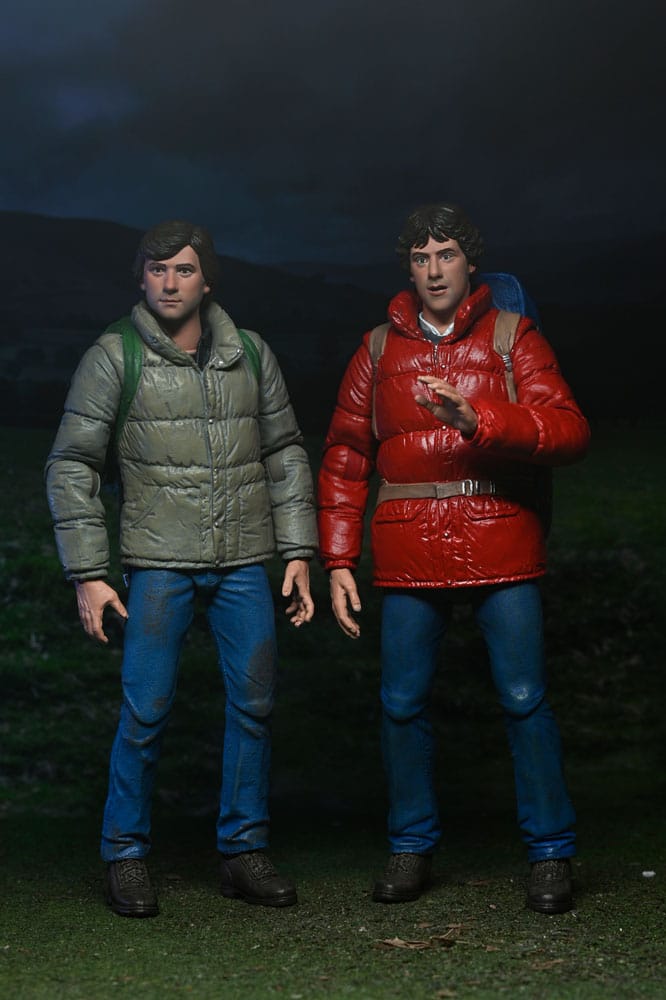 Le Loup-garou de Londres 2 pack figurines Jack & David 18 cm