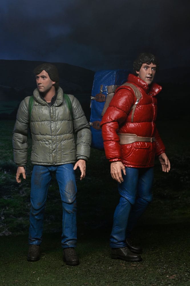 Le Loup-garou de Londres 2 pack figurines Jack & David 18 cm
