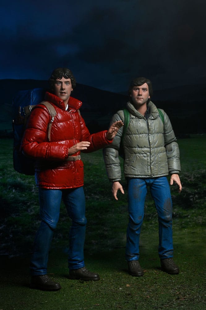 Le Loup-garou de Londres 2 pack figurines Jack & David 18 cm