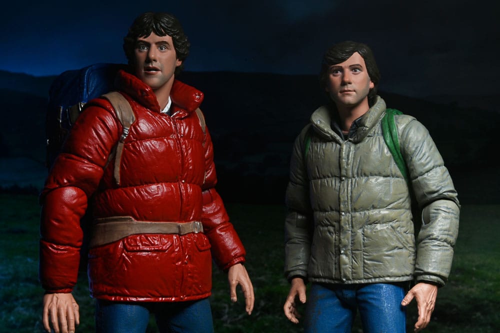 Le Loup-garou de Londres 2 pack figurines Jack & David 18 cm