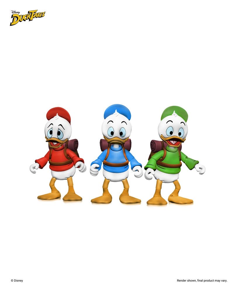 DuckTales Ultimate figurines pack de 3 Huey, Dewey, and Louie 18 cm