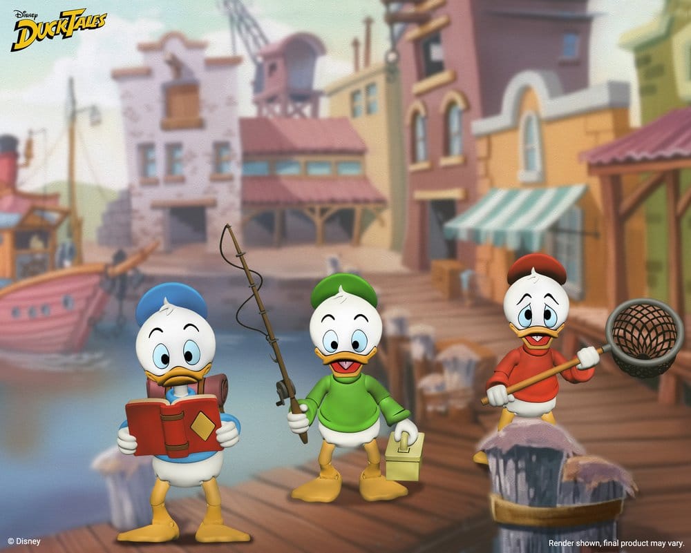 DuckTales Ultimate figurines pack de 3 Huey, Dewey, and Louie 18 cm