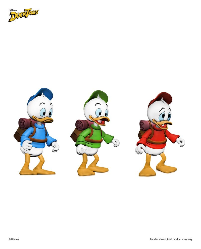 DuckTales Ultimate figurines pack de 3 Huey, Dewey, and Louie 18 cm
