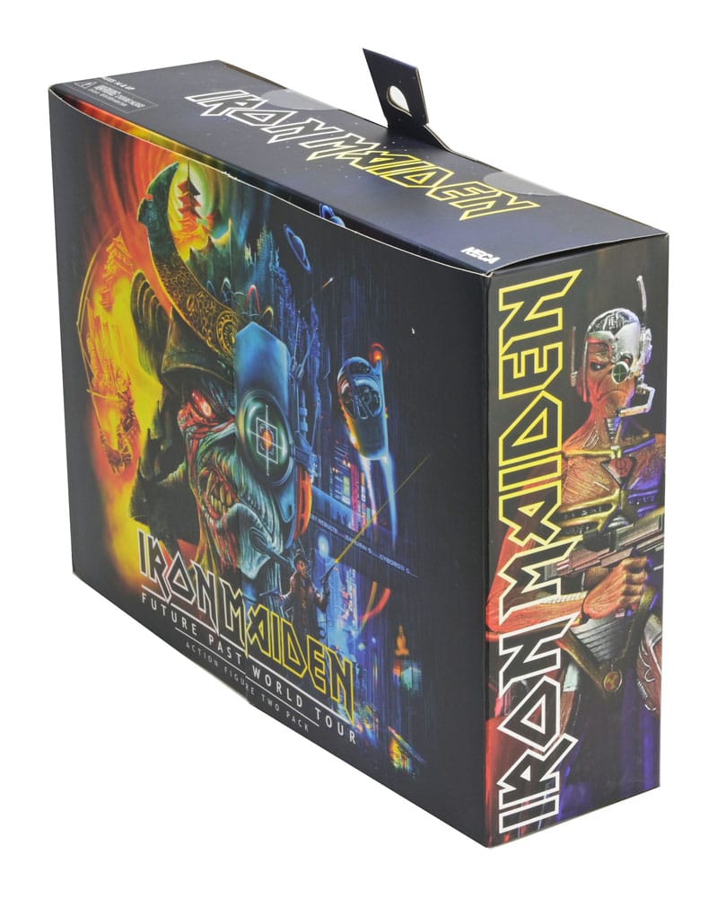 Iron Maiden Future Past World Tour Ultimate figurines pack 2 Senjutsu Eddie and Somewhere in Time Eddie 18 cm