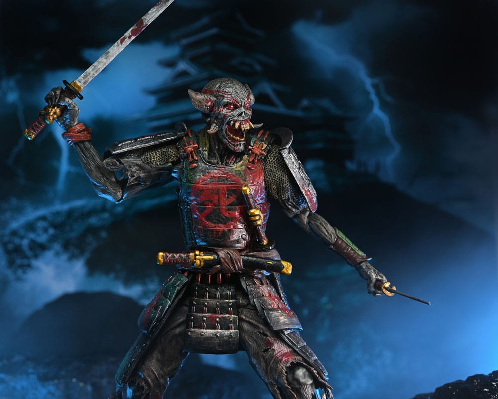 Iron Maiden Future Past World Tour Ultimate figurines pack 2 Senjutsu Eddie and Somewhere in Time Eddie 18 cm